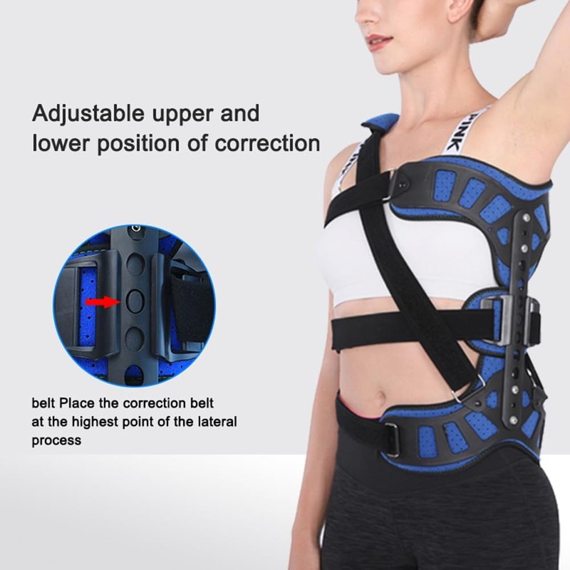 Adjustable Scoliosis Corrector Spinal Back Orthosis with Posture Correction -