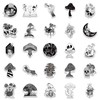 Goth Style Mushroom Stickers Pack Gothic Stickers Aesthetic Pack of