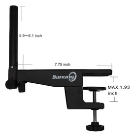 Sanung S406 Table Tennis Net and Post Portable, Professional Ping Pong Net and Post Set for Any Standard Tables (60 inch Width), Used for Training Competition, Easy Setup