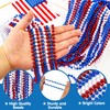 JOYIN 72 Pcs July 4th Bead Necklaces, Red White Blue