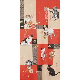 Cosmo Noren - (Approx.) Width 33.5 inches (85 cm) x Length 66.9 inches (170 cm)