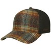 Stetson Wool Check Trucker Cap Men's Checked Pattern Baseball Cap,
