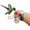 Window Hummingbird Feeder Hand-Held Decorations Copper Hummingbird Water Feeder with