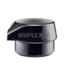 Simplex 3202.280 Insert, Rubber Composition, Black, with Base | Diameter