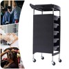 6 Tiers Salon Trolley with Handle and Rolling Wheels, 5