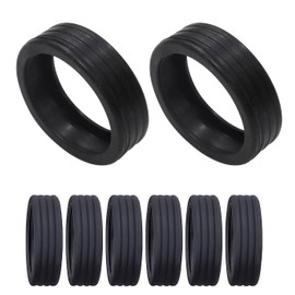 Audiofan Caster Cover, Suitcase, Carry Case, Wheel Cover, Tire Cover, Dedicated New Double-Sided Tape, Prevents Falling, Rubber Wheel Cover, Wheel Cover, Silent, Scratch-Resistant, Dirt, Roll,