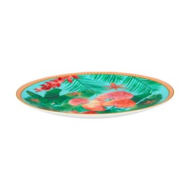 Maxwell & Williams Teas & C's Tropicana Coupe Plate 19.5cm Blue Gift Boxed