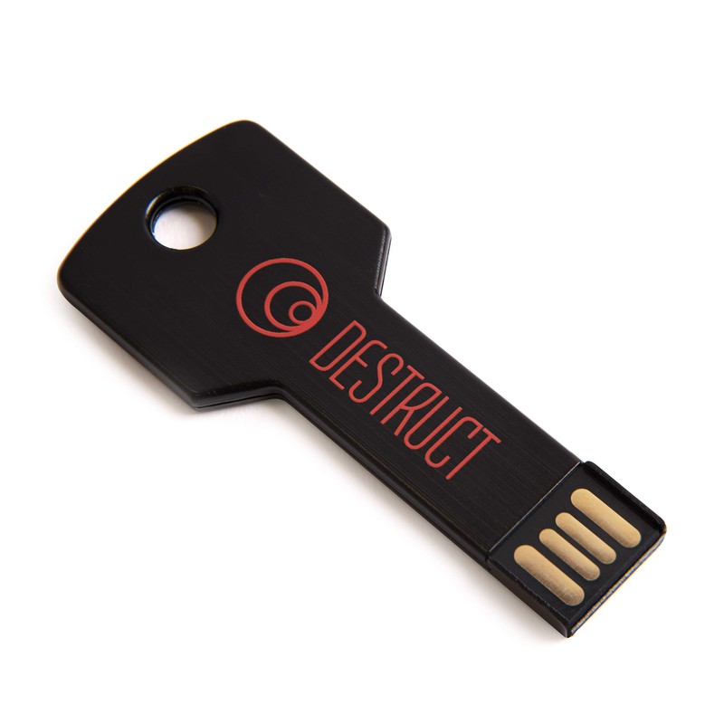 DESTRUCT USB Gadget - Military Grade Hard Drive Wiper -
