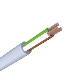 WITTKOWARE LiYY 3 x 0.50 mm² Electronic Control Cable without Shielding, Copper, Grey Sheath, Sold by the Metre