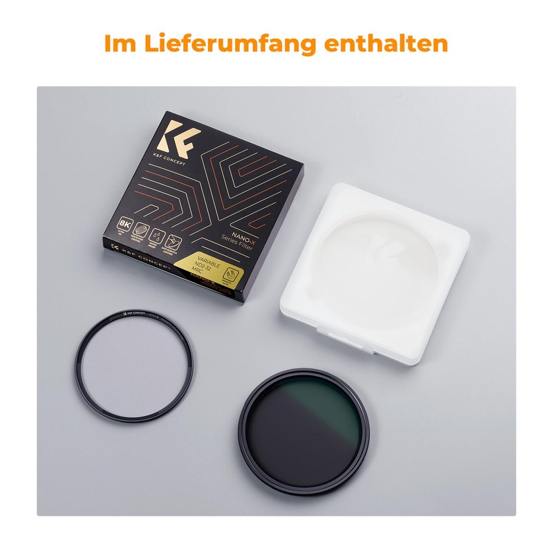 K&F Concept ND Filter 55 mm Variable Neutral Density Filter