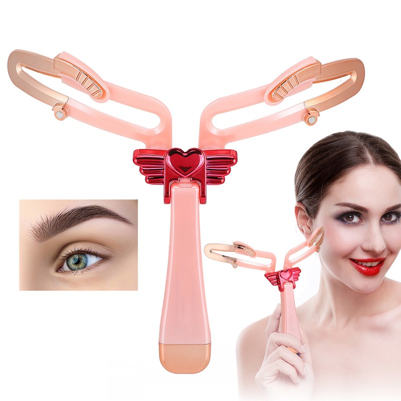 Adjustable Eyebrow Shaper Stencil Handheld Eyebrow Grooming Template Makeup Tool