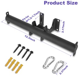 Heavy Duty Wall Mounted Backpack Blower Rack,Backpack Blower Wall Hanger, Backpack Leaf Blower Hanger for Backpack Leaf Blowers, Garden Sprayers, Chainsaws