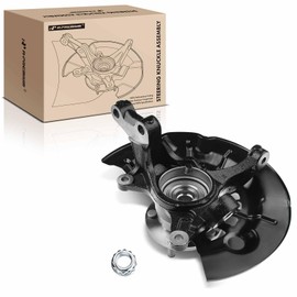 A-Premium Front Steering Knuckle & Wheel Bearing Hub Assembly Compatible with Toyota Camry 2012-2017 L4 2.5L (No SE or Hybrid Model), w/5-Lug, Right Passenger Side, Replace # 43211AA010