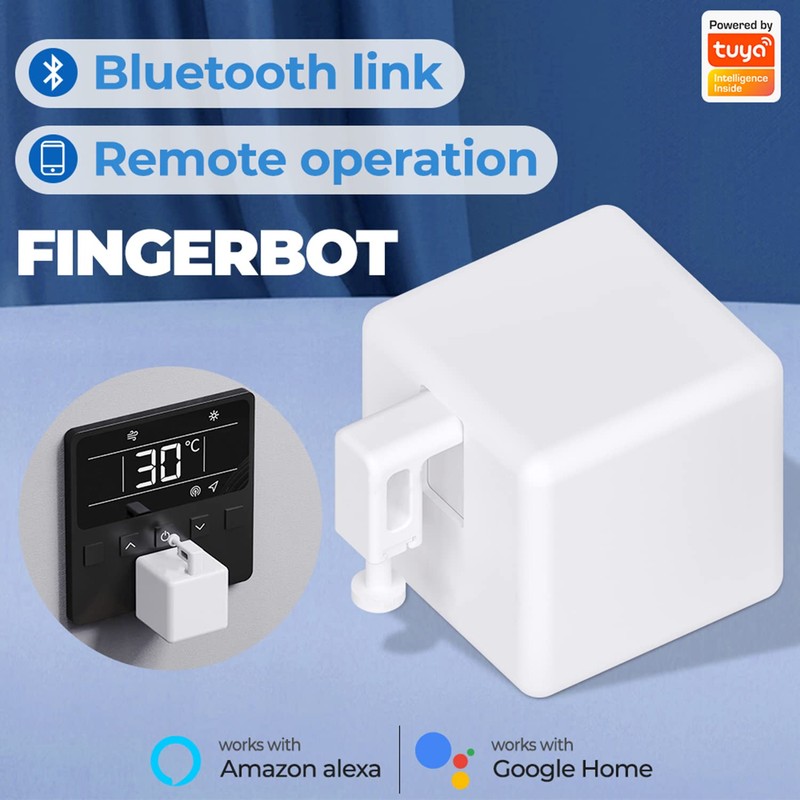 Smart Switch Button Pusher: Bluetooth Fingerbot Plus with Toolkit for