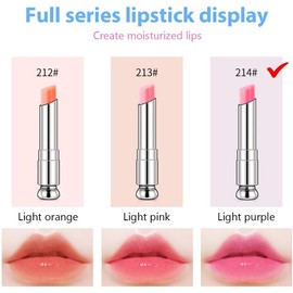 Bálsamo Labial que Cambia de Color, Labiales Mágicos que Cambian de Color Brillos Labiales teñido, labial hidratante impermeable de larga duración