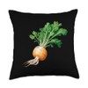 Jicama Vegetable Throw Pillow