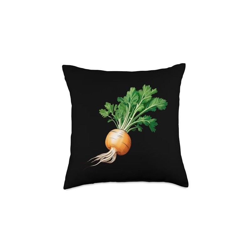 Jicama Vegetable Throw Pillow
