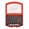 Amtech 49pc Colour-Coded Bit Set with Mini Ratchet Spanner, Pozi,