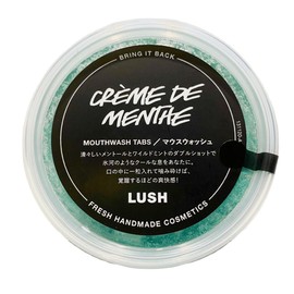 LUSH Mouth Wash, 1.6 oz (45 g) / Mint Flavored Tablet, Oral Care, Bad Breath Care, Odor Prevention, Etiquette, Mint, Refreshing, Popular, Lush Rush