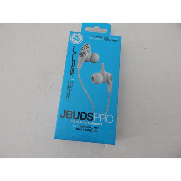 JLab Audio JBUDSPRO Signature Earbuds with Mic & Track Control