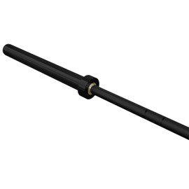 GCA Pro PowerForge Olympic Barbell for Strength Weightlifting Training 2 inch Plates Bar Squats Deadlift Bench Press Abs (Black, 1000 lb)