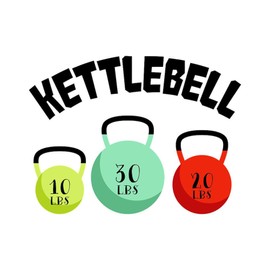 CafePress Kettlebells 10" Wall Clock for Livingroom, Kitchen, or Office
