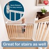 BabyDan MultiDan, 24.6"-42", Extendable Stair Gate/Baby Gate/Safety Gate, Metal, White,
