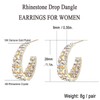 Bohemian Statement Earrings for Women Drop Dangle Huggie Hoop Earring