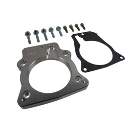 ICT Billet LS 551560 - Adaptador de cuerpo del acelerador de 3 pernos a colector de admisión LS4 / LS1 TB DBW DBC