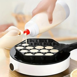 Pancake Batter Bottle Battler Mixer With Blender Ball Wire Whisk For Restaurant
