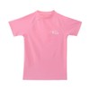 TIZAX Girls Short Sleeve Swimming Shirts Kids Sun Protection Rash
