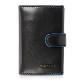 VISCONTI® Slim Wallet with Coin Compartment and RFID Protection, Card Holder up to 6 Cards, Credit Card Holder, Small Mini Wallet Made of Genuine Leather, Mini Wallet for Men, Wallet - Oil Tan,
