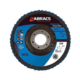 Abracs ABFZ180B040 Pro Zirconium Flap Disc, 180mm x 22mm x 40g