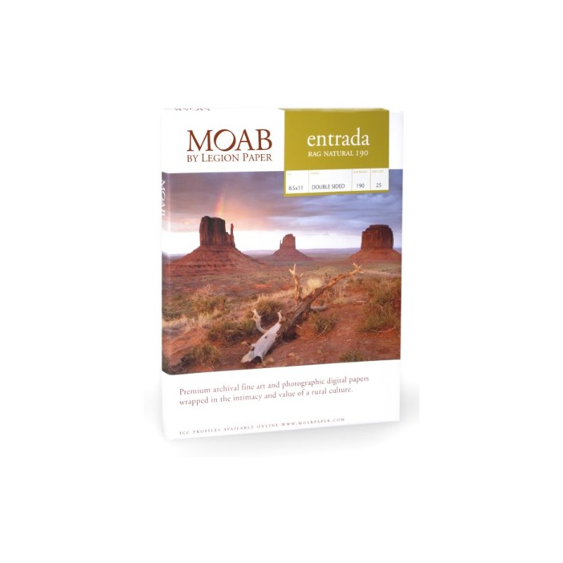 MOAB Papier GAMME ENTRADA RAG Natural - 190gr - A3+