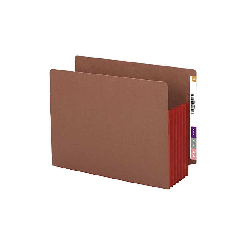 Smead 73696 5 1/4-Inch Exp File Pockets Straight Tab Letter