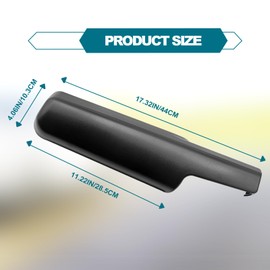 Right Passenger Side Trailer Tow Mirror Cover for 2014-2019 D0dge RAM 1500/2500/3500 - Direct Replacement for OEM #68263392AA