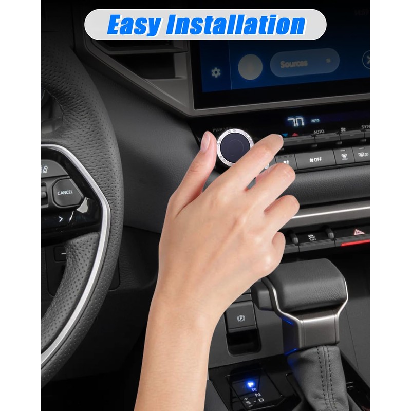 Display Power Volume knob Switch Fit for Toyota Tundra Sequoia