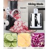 Ourokhome Rotary Cheese Grater Hand Crank, Kitchen Shredder Speed Mandolin