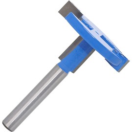 1/4 Inch Shank Straight T Slot Router Bit, Carbide T-Track Slotting Router Bit Wood Groove Milling Cutter Slatwall Groove Forming Woodworking Tool