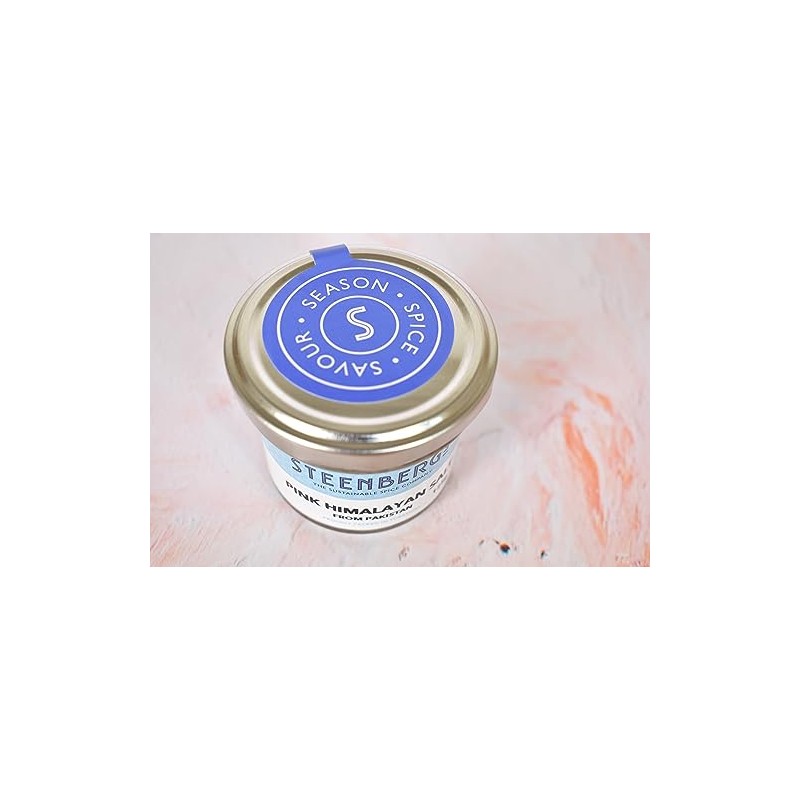 Steenbergs Himalayan Pink Salt - standard jar - 125g