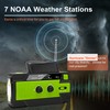 Emergency Crank Weather Radio, 4000mAh Solar Hand Crank Portable AM/FM/NOAA