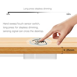Penetrable 25mm Wood Panel Touch Sensor LED Light Switch Control 12V-24V 60W Hand Sweep Control Touch Dimmer Switch