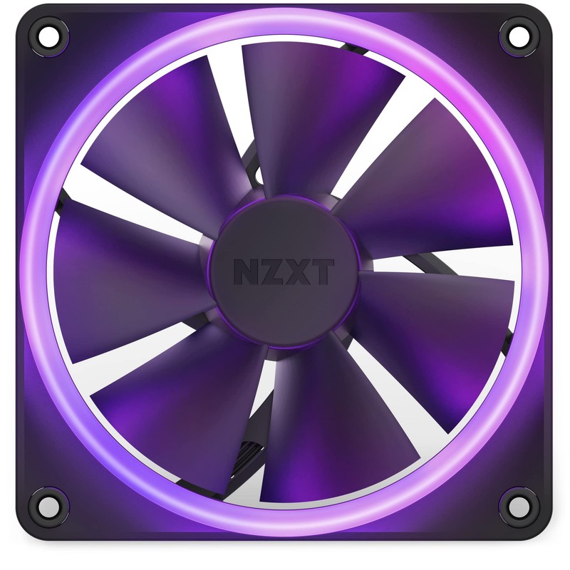 NZXT Kit 3 Ventiladores F120 120MM Negro RGB