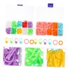 DOITOOL 2 Boxes Locking Stitch Markers of Portable Crochet Tools