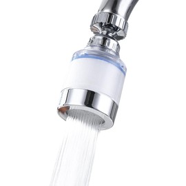 CENPEK 2 x Water Filter Tap Universal 360° Rotatable Tap Filter with Interchangeable Filter Element for Kitchen, Home, Bathroom