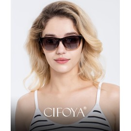 CIFOYA Sunglasses-for-Women Polarized Womens-Sunglasses Trendy: Classic Sun glasses with UV Protection for Driving Travel