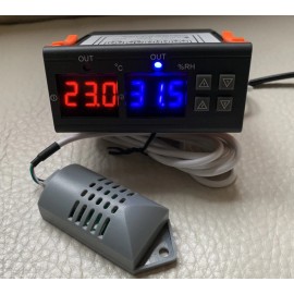 Thermomart Humidity & Temperature Controller Hydroponic Grow Hydro Cabinet Room with Alarm