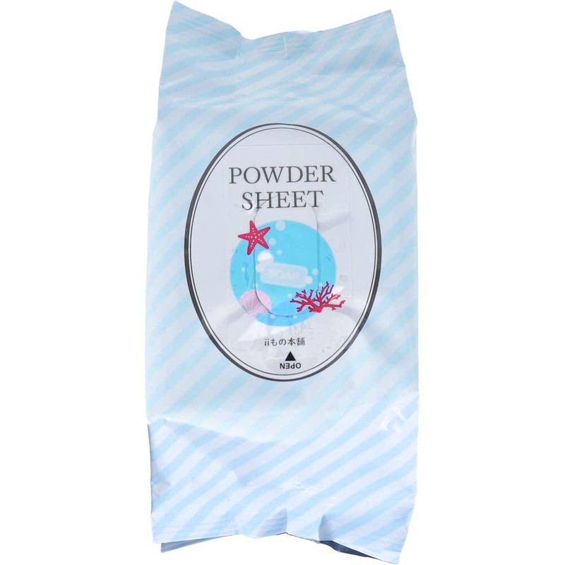 iMono Honpo Smooth Powder Sheet, Sea Soap Scent, Value Pack,