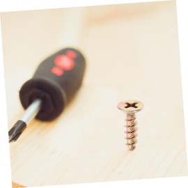 VILLFUL DIY Kit 200pcs Self Tapping Screws 4mm Galvanized Steel for Metal Plastic Drywall Wood