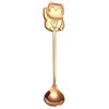 MUUYYI Stainless Steel Coffee Dessert Spoon Cute Cat Shape Teaspoon